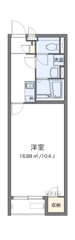 クレイノ悠々木屋の間取り|代表的な間取のため実際の間取とは異なる場合があります
