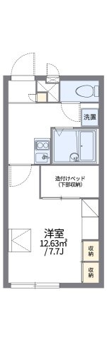 レオパレスシルフィーの間取り