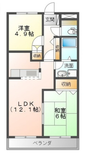 オレンジペコーの間取り