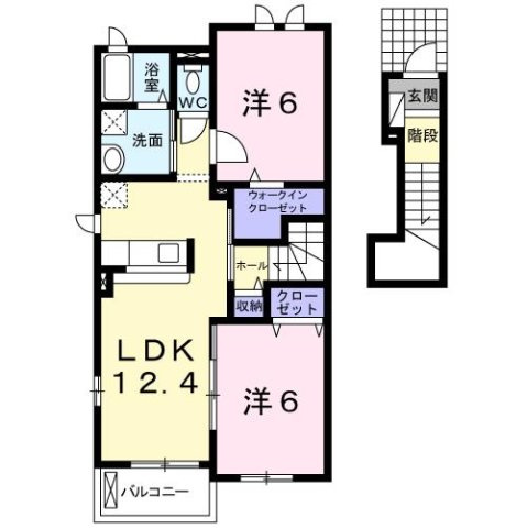 モデルノ　ブローテ　Ｃの間取り
