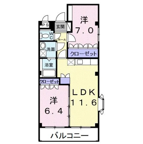 サンフィットの間取り