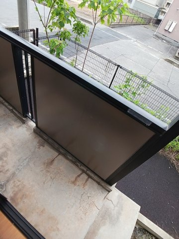 メゾンセレッソＡのバルコニー