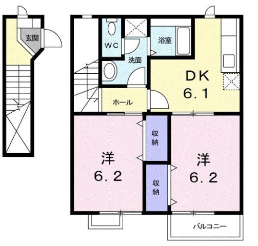 グランヴィア片島の間取り