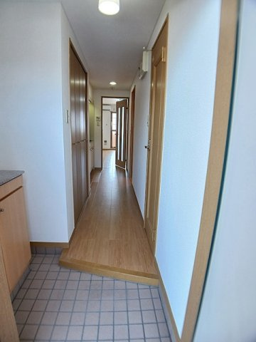 プラシード倉敷の玄関