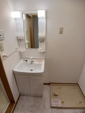 プラシード倉敷の洗面所