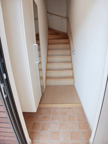 ベルカーサＢの玄関