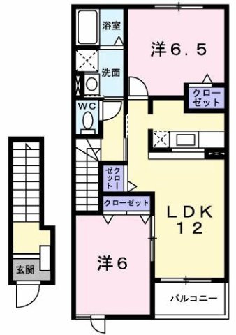 カーサ・アヴェニュＣの間取り