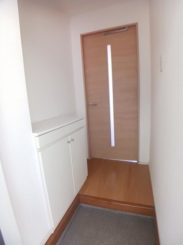 くらしきグリーンハイツの玄関