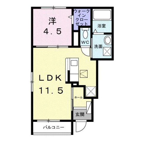 エトワール　ブランシュの間取り