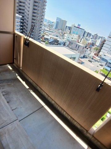 プラシード倉敷のバルコニー