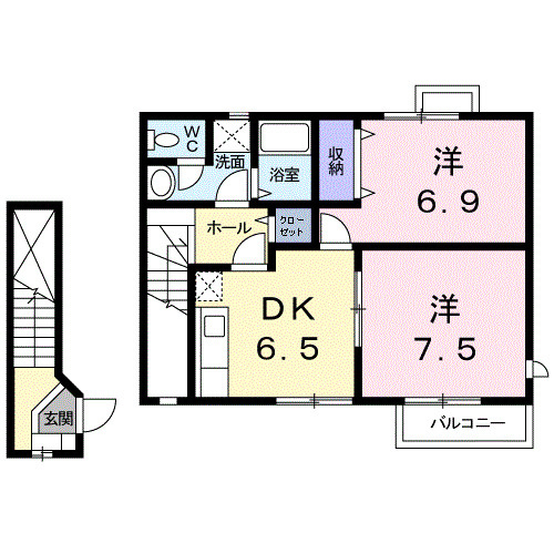 シャルマン　ジャンの間取り