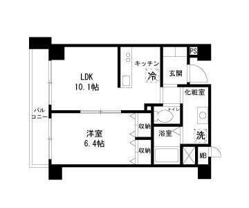 ウイングピア美園の間取り|間取りです。