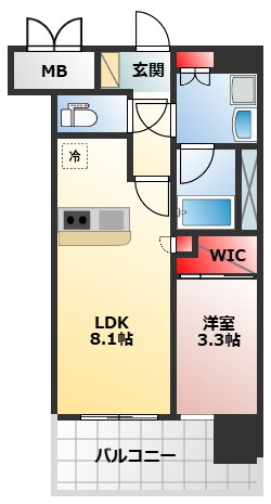 【間取り】 | スプランディッド堺東DUE