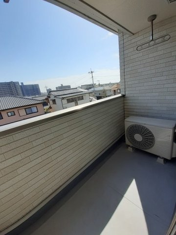 ロード　ハママチＡのバルコニー