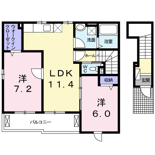 ネオ　グランジェの間取り