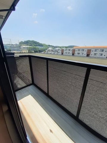 ミレニアムハイツのバルコニー