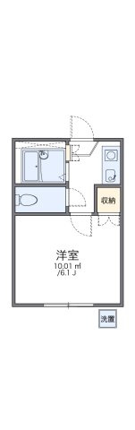 レオパレス日吉町第１の間取り