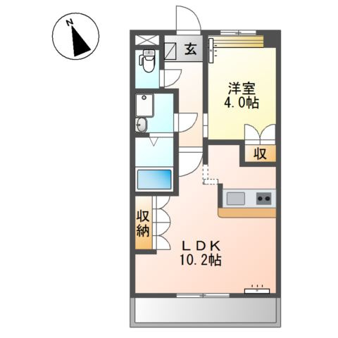 コーポウインクルの間取り