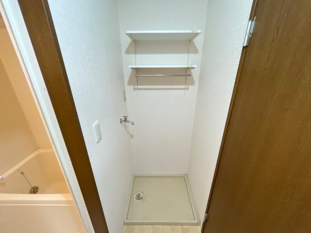 フラワーバスケットのその他|収納付き洗濯機置き場