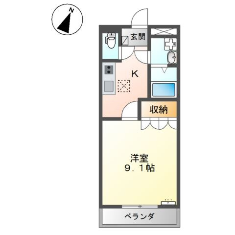 オー　ピース　ドゥ　プリンセスの間取り