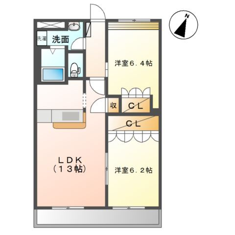 アメニティ羽島の間取り