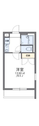レオパレスウインドワードの間取り