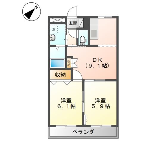プロニティ　Ｔ＆Ｓの間取り