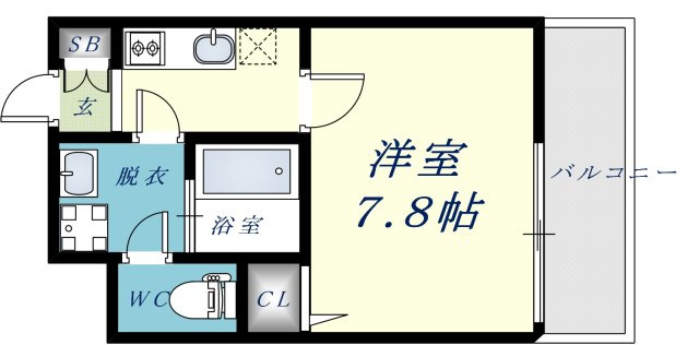 エムプラザ布施駅前3番館の間取り