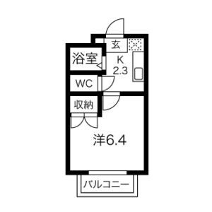 ハイツナカミチ2の間取り