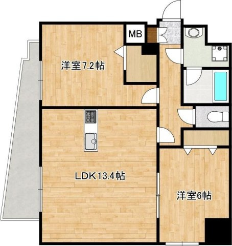 LAPIS薬園町の間取り