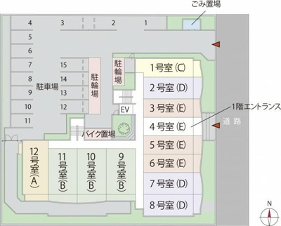 【区画図】 | クーチャ万願寺(クーチャマンガンジ)