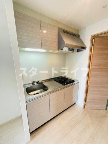 大阪市東淀川区東中島２丁目の賃貸マンションのキッチン