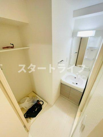 大阪市東淀川区東中島２丁目の賃貸マンションの洗面所