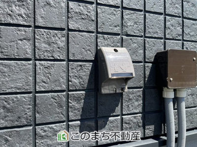 【設備】 | クライン筑西市乙第1期  | 外部電源で高圧洗浄機や使い方色々☆