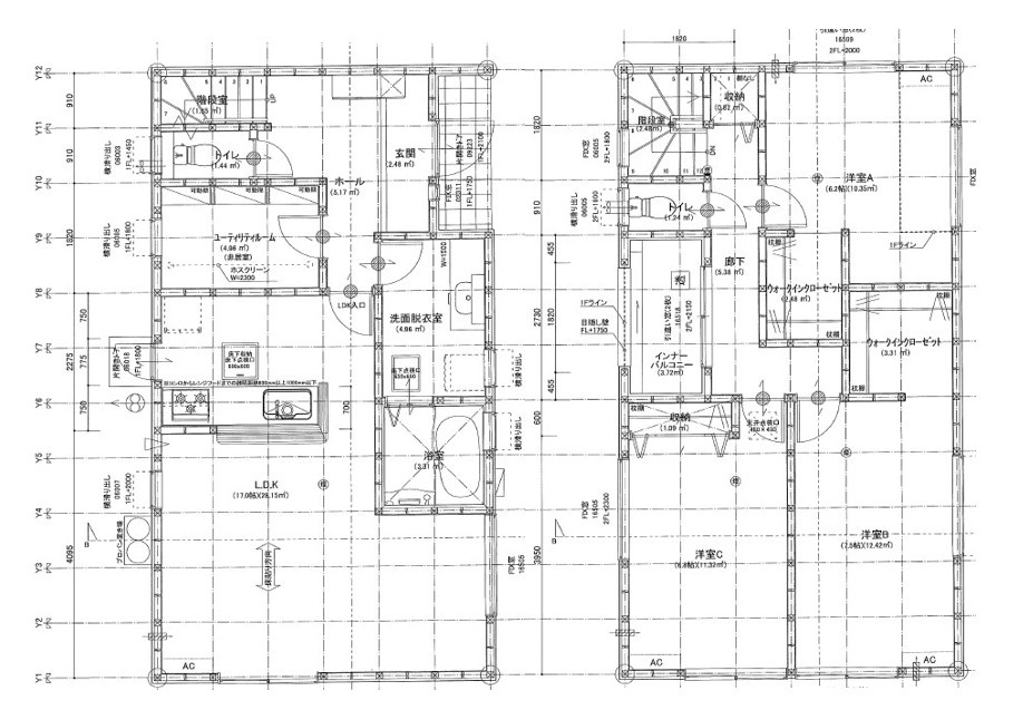 高松市仏生山町甲の新築一戸建の間取り