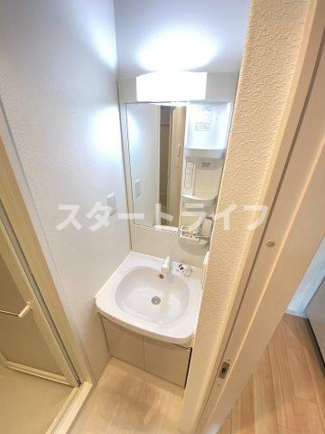 大阪市東淀川区東中島２丁目の賃貸マンションの洗面所
