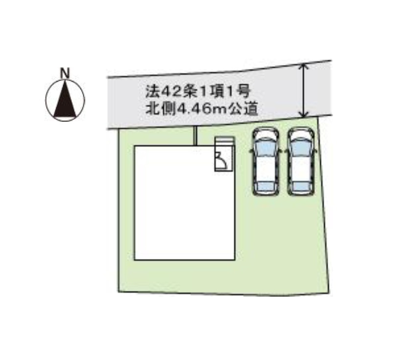 小郡市小郡第1-1棟（1号棟）　の区画図|配置図（1号棟）