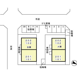 【区画図】 | フリューゲルス Ｂ