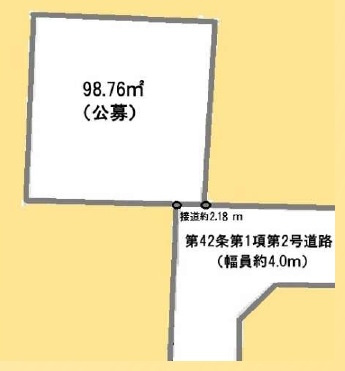 敷地面積29坪　売地　川越市氷川町
