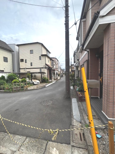 敷地面積29坪　売地　川越市氷川町の前面道路含む現地写真|南道路！南側４ｍ公道、2.1ｍ接道。