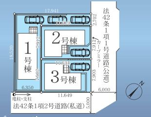 【区画図】 | ご家族様のプライベート空間が確保できる素敵な間取りです。また敷地ゆったりですので、おうち時間を楽しむのにもぴったりですね♪