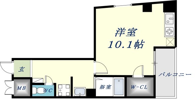 エムプラザ布施2番館の間取り