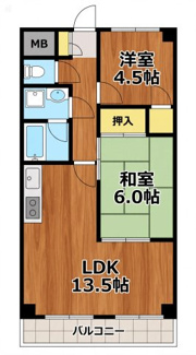 【間取り】 | シャルマンコーポ壱番館