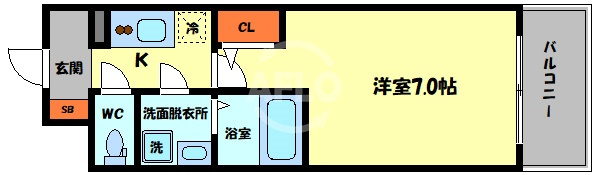 エスリード京橋グランテラスの間取り|エスリード京橋グランテラス　間取り
