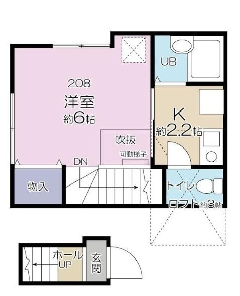 ロンディネ鷺ノ宮の間取り|間取りです。