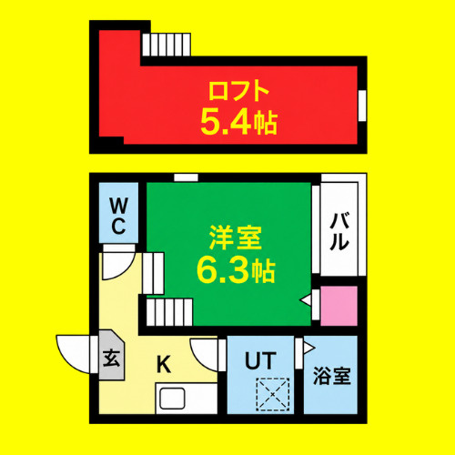 プリマベーラK　名古屋市賃貸　仲介手数料無料の間取り