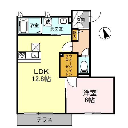 HEARTY’S　ENTの間取り