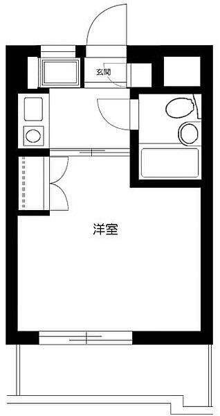 スカイコート新宿第５の間取り