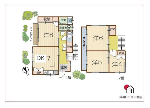 【間取り】 | 嵐山町川島　中古戸建
