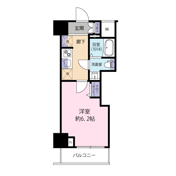 単身向けの1Kです★